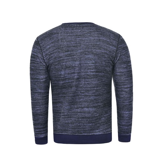 Modny sweter męski CMR 4910  - granatowy  Risardi L 