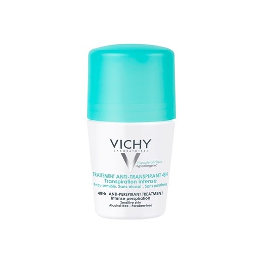 Vichy Deodorant antyperspirant roll-on przeciw nadmiernej potliwości 48h  50 ml