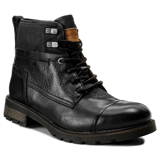 Kozaki TOMMY HILFIGER - Curtis 13A FM0FM00711 Black 990 Tommy Hilfiger czarny 44 eobuwie.pl