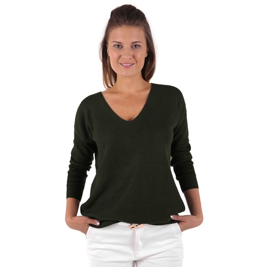 Sweter z połyskiem HAGAR zielony