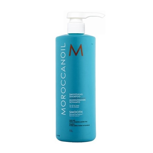 MoroccanOil Smoothing Shampoo | Szampon wygładzający do wszystkich rodzajów włosów - 1000ml - Wysyłka w 24H! Moroccanoil niebieski  Estyl.pl
