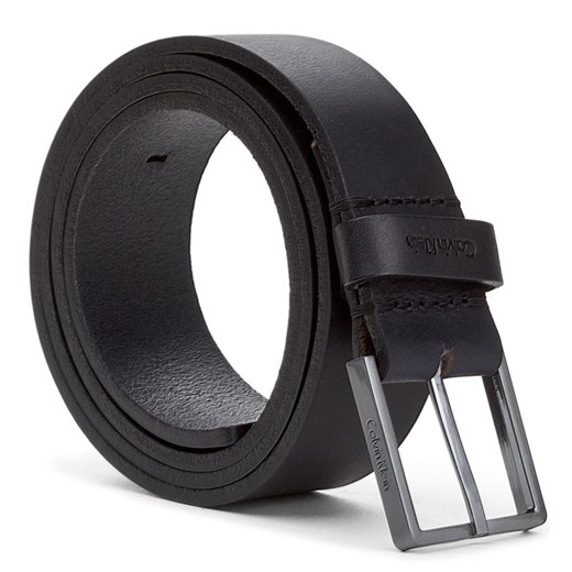 Pasek Męski CALVIN KLEIN BLACK LABEL -  Essential Belt 3.5 K50K503421 411 Calvin Klein Black Label szary 95 eobuwie.pl