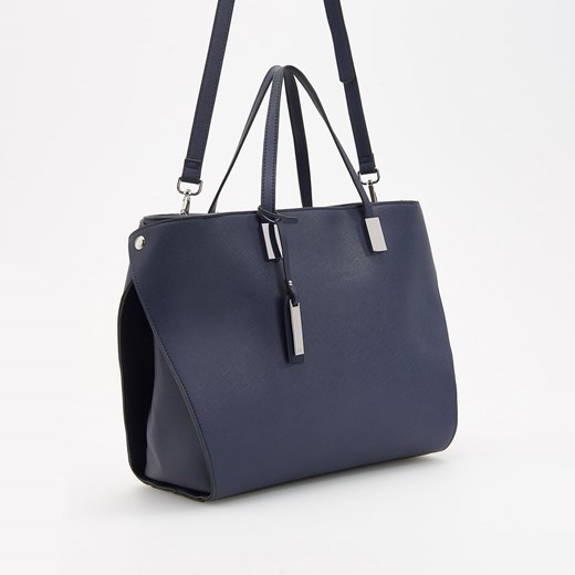 Reserved - Torba shopper - Granatowy Reserved szary One Size 