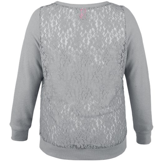 Disney Princess Never Underestimate A Princess Bluza damska szary Disney XL wyprzedaż EMP