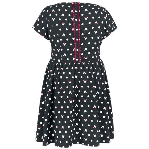 Myszka Miki i Minnie Large Dot Dress Sukienka czarny Myszka Miki I Minnie L wyprzedaż EMP