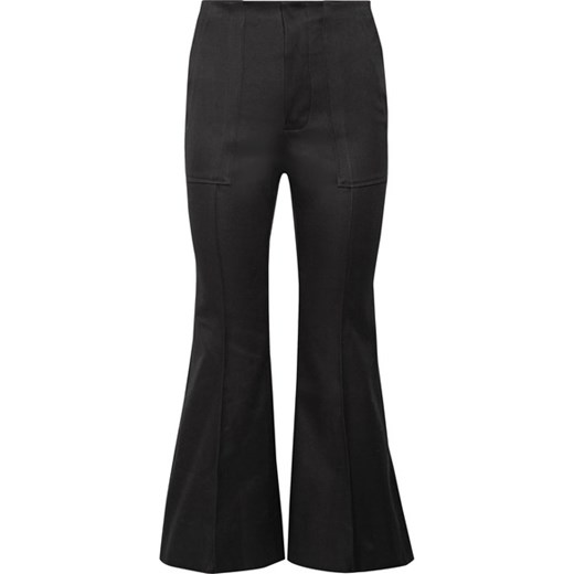 Cropped cotton-blend flared pants    NET-A-PORTER