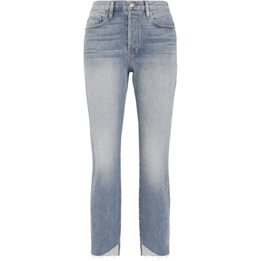 Le Original Reverse Cascade distressed high-rise straight-leg jeans    NET-A-PORTER