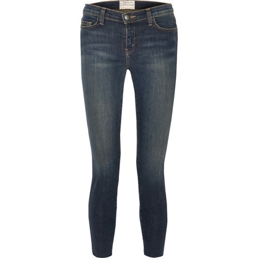 The Stiletto frayed mid-rise skinny jeans    NET-A-PORTER