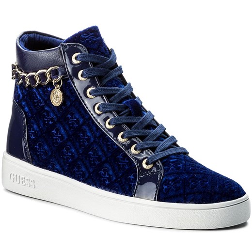 Sneakersy GUESS - Gerta FLGER3 FAB12 BLUE Guess granatowy 39 eobuwie.pl