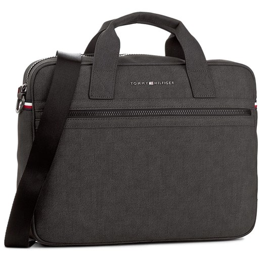 Torba na laptopa TOMMY HILFIGER - Essential Computer Bag AM0AM02699 901 Tommy Hilfiger szary  eobuwie.pl