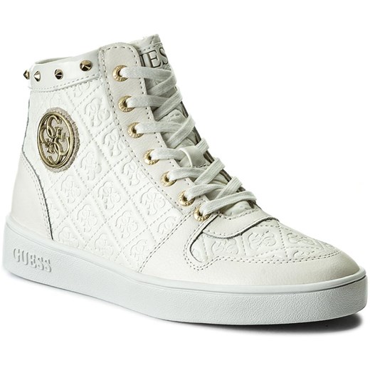 Sneakersy GUESS - Gensia FLGEN3 PAT12 WHITE Guess bialy 40 eobuwie.pl