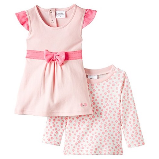 Twins Baby – sukienka dla dziewczynki w zestawie z koszulka z długim rękawem - Twins bezowy sprawdź dostępne rozmiary Amazon