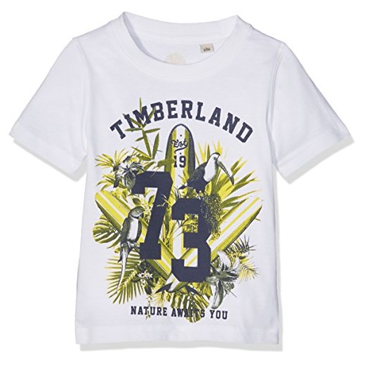 Timberland T-shirt chłopcy, kolor: biały szary Timberland sprawdź dostępne rozmiary promocja Amazon 