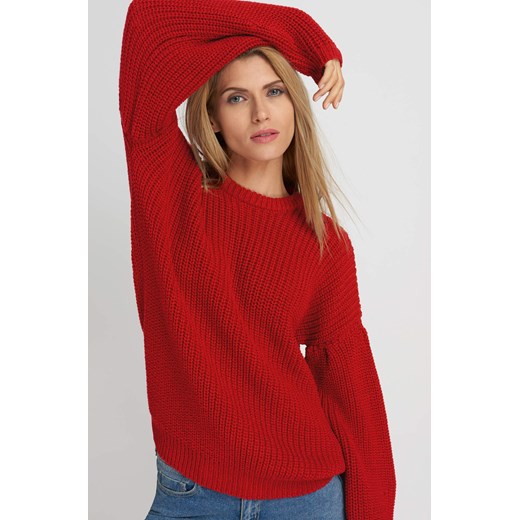 Sweter oversize ORSAY czerwony S orsay.com