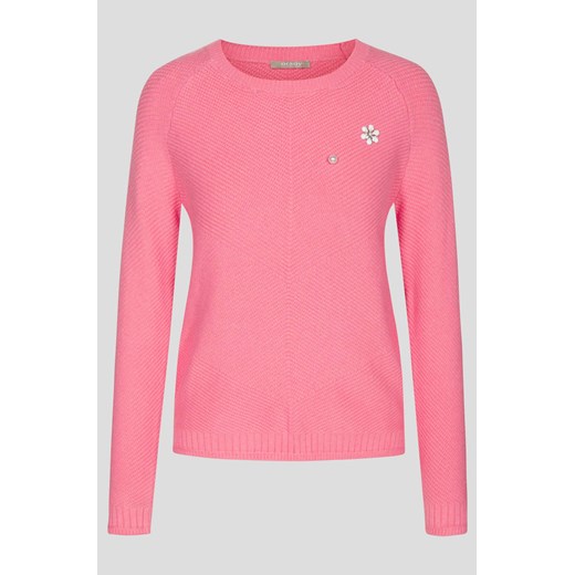 Sweter z broszką rozowy ORSAY XL orsay.com