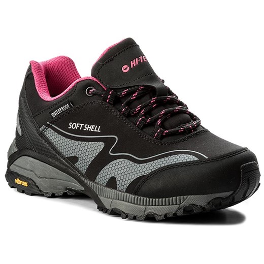 Trekkingi HI-TEC - Kangri Low Wp WO'S AVSAW17-HT-01 Black/Shiny Pink Hi-Tec czarny 38 eobuwie.pl