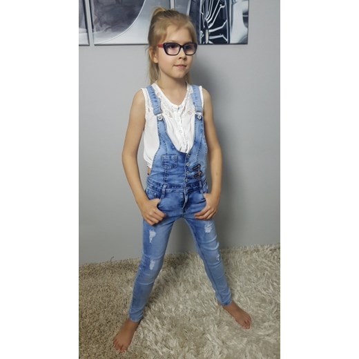 SnowCloud HOT OGRODNICZKI RURKI JEANS DZIURY 8 (122/128) 12 (146/152) Ligari
