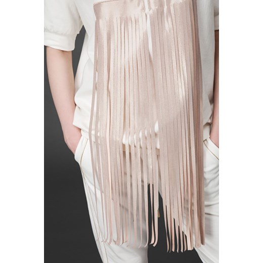 ELISABETTA FRANCHI - BLUZA Z FRENDZLAMI MOVES Elisabetta Franchi 42 luxury-fashion.pl