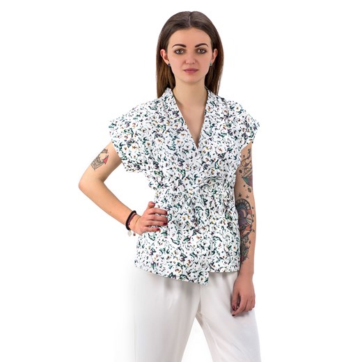 KOSZULA TYPU KIMONO szary Ichi XS promocja Tagless