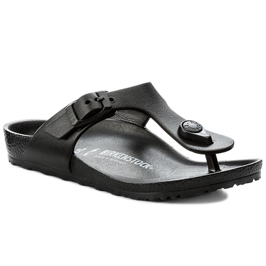 Japonki BIRKENSTOCK - Gizeh 0128423  Black Birkenstock czarny 34 eobuwie.pl