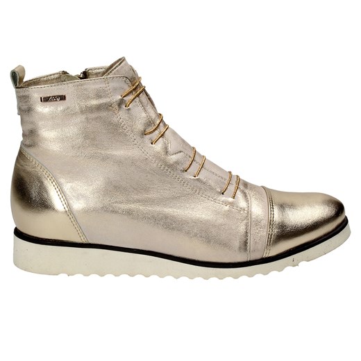Złote trzewiki damskie WOJTOWICZ  Wojtowicz 37 Wojtowicz Awangarda Shoes