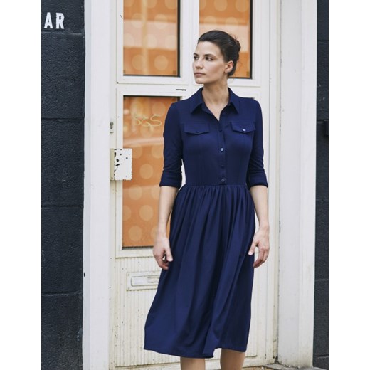 Sukienka Ciao Bella granat Risk Made In Warsaw XS showroom.pl