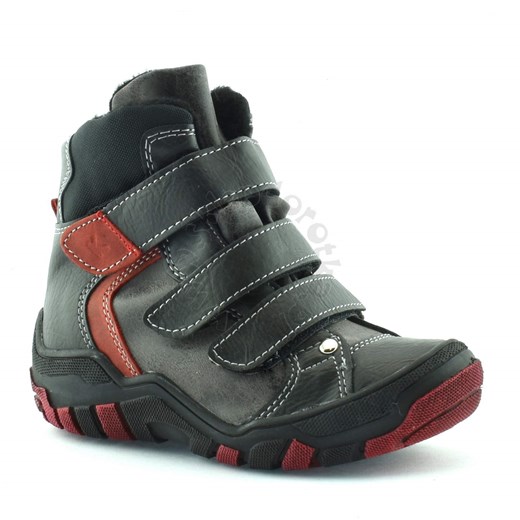Buty zimowe dla dzieci Kornecki 06037 - Czerwony || Czarny