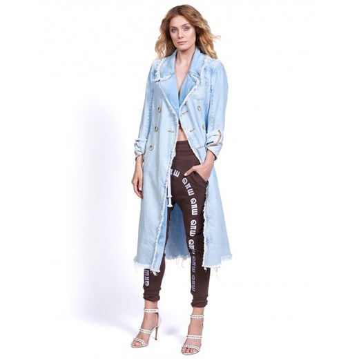 Płaszcz Desert Ripped Jeans Girl niebieski Qπш Robert Kupisz M promocyjna cena showroom.pl