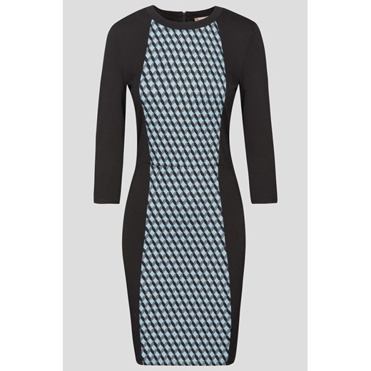 Żakardowa sukienka ołówkowa czarny ORSAY 32 orsay.com