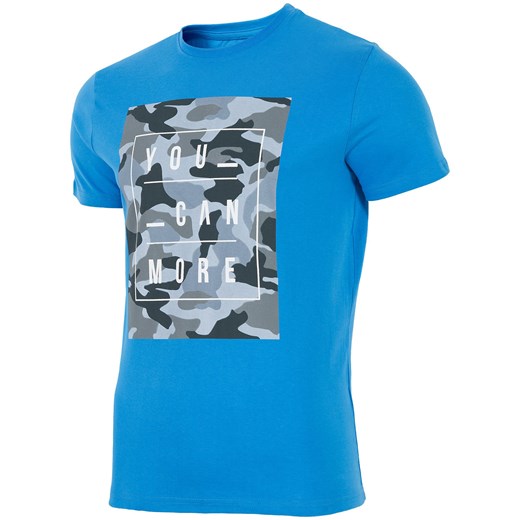 T-shirt męski TSM220 - niebieski 4F   
