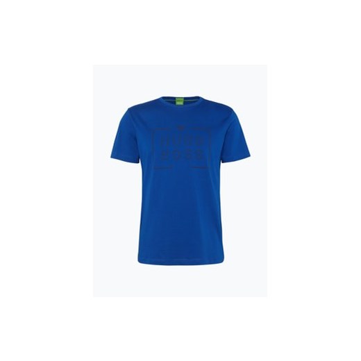 BOSS Green - T-shirt męski – Tee 1, niebieski niebieski BOSS Green M vangraaf