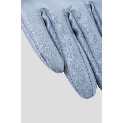 Rękawiczki z eko-skóry niebieski ORSAY M/L orsay.com