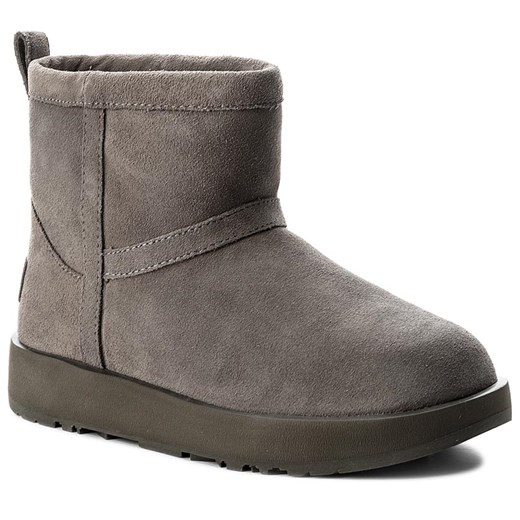 Buty UGG - W Classic Mini Waterproof 1019643 W/Mtl Ugg szary 41 eobuwie.pl