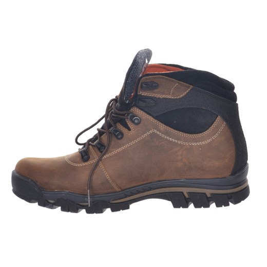 Trekingi męskie Badura 4611 Badura brazowy 43 Zielony Butik