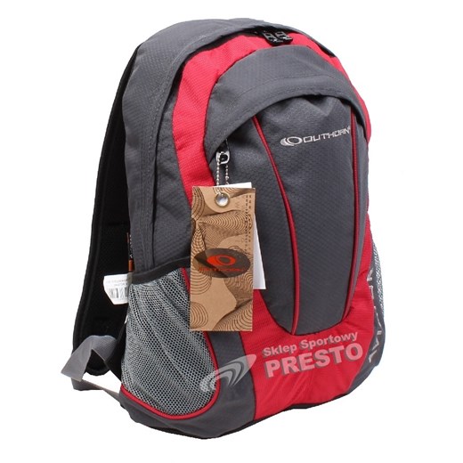 Plecak miejski Aviator 2 Outhorn - grafitowo-czerwony