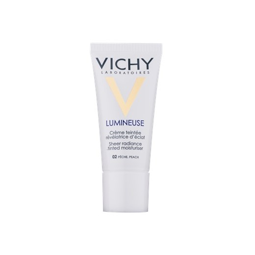 Vichy Lumineuse rozświetlający krem tonujący do skóry suchej odcień 02 Peach/Peche  30 ml