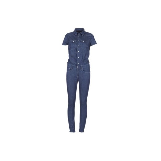 G-Star Raw Kombinezony TACOMA SLIM JUMPSUIT WMN SS G-Star Raw G-Star Raw L promocja Spartoo