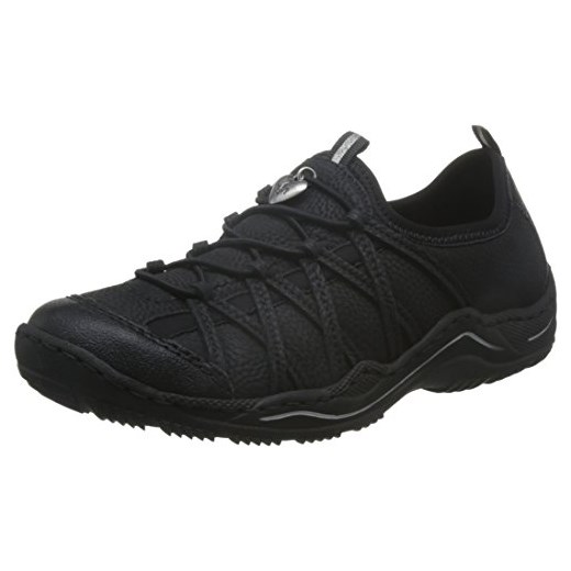 Rieker l0551 damskie sneakersy -  czarny -  38 EU czarny Rieker sprawdź dostępne rozmiary wyprzedaż Amazon 