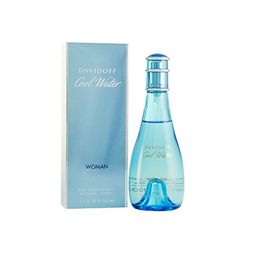 Davidoff Cool Water Femme/Women, Eau deodorante vaporisateur, 1er Pack (1 X 100 G) Davidoff niebieski  Amazon