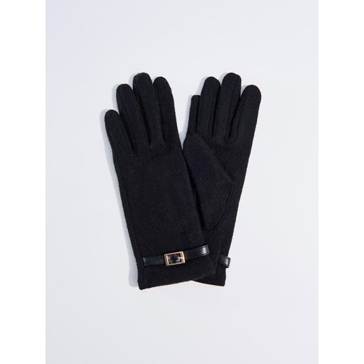 Mohito - Rękawiczki z wełną - Czarny czarny Mohito S 