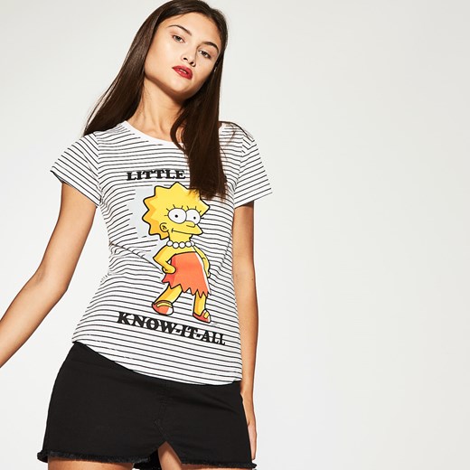 House - T-shirt the simpsons - Wielobarwn szary House S 