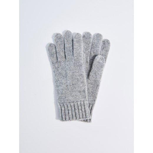 Mohito - Klasyczne wełniane rękawiczki - Szary Mohito  S 