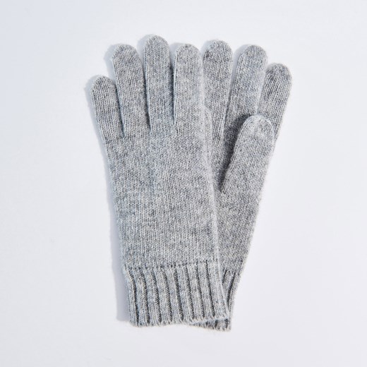 Mohito - Klasyczne wełniane rękawiczki - Szary  Mohito L 
