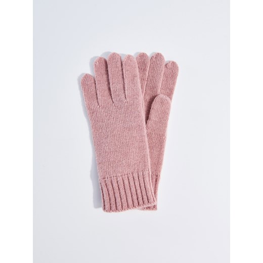 Mohito - Klasyczne wełniane rękawiczki - Różowy  Mohito M 