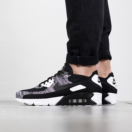 Buty męskie sneakersy Nike Air Max 90 Ultra 2.0 Flyknit 875943 001 czarny Nike 43 promocja sneakerstudio.pl