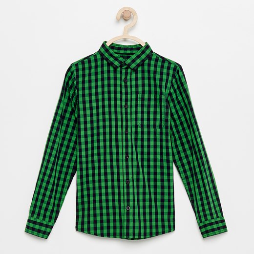 Reserved - Koszula w kratę - Zielony