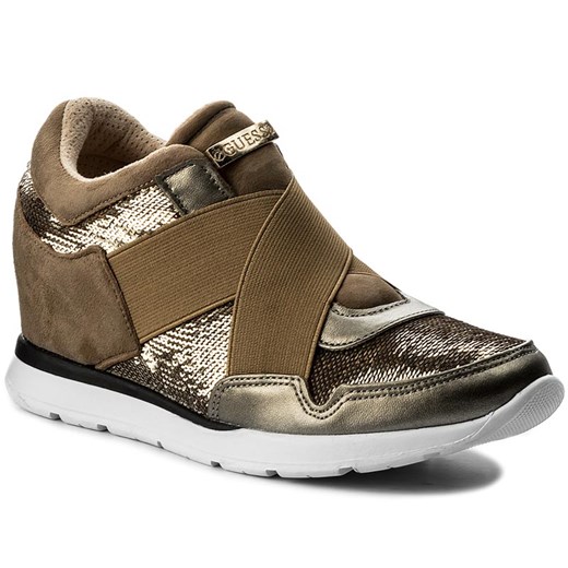 Sneakersy GUESS - Laylow FLLAY4 FAB12 LGOLD brazowy Guess 40 eobuwie.pl