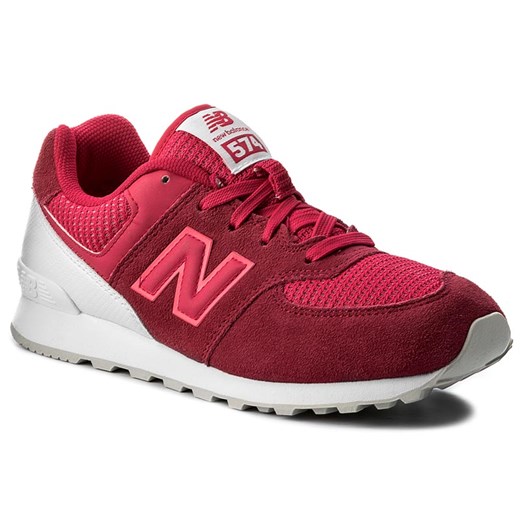 Sneakersy NEW BALANCE - KL574C0G Różowy czerwony New Balance 38.5 eobuwie.pl