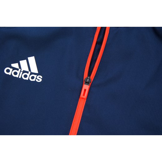 ADIDAS KURTKA MĘSKA WIATROWKA KAPTUR TIRO 17 BQ2781 Adidas granatowy S Desportivo okazja 