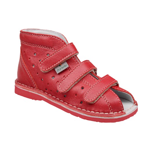 Kapcie profilaktyczne buty DANIELKI T105L T115L Czerwony Lico Danielki czerwony 25 okazyjna cena NeptunObuwie.pl 